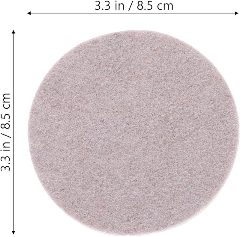 Non Slip Adhesive Felt Furniture Pads 8 5cm Diameter 10pcs Set For Hardwood Floor Protection - Image 2